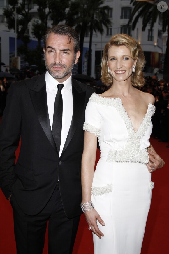 Alexandra Lamy et Jean Dujardin au Festival de Cannes 2012