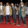 JLS, Marvin Humes, Oritsé Williams, Aston Merrygold, JB Gill aux MOBO Awards a Liverpool le 3 Novembre 2012.