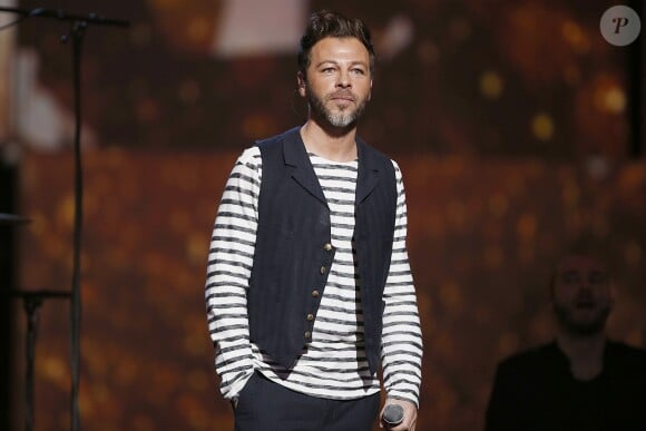 Christophe Maé lors de la 32ème cérémonie des "Victoires de la Musique" au Zénith de Paris, le 10 février 2017.© Christophe Aubert via Bestimage