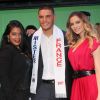 Ayem Nour, Eloy Pechier (Mister France 2017) et Clara Morgane - Election de Mister France 2017 au théâtre Palace à Paris, France, le 14 mars 2017. © CVS/Bestimage