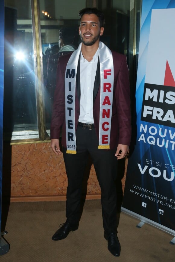 Selim Arik (Mister France 2016) - Election de Mister France 2017 au théâtre Palace à Paris, France, le 14 mars 2017. © CVS/Bestimage