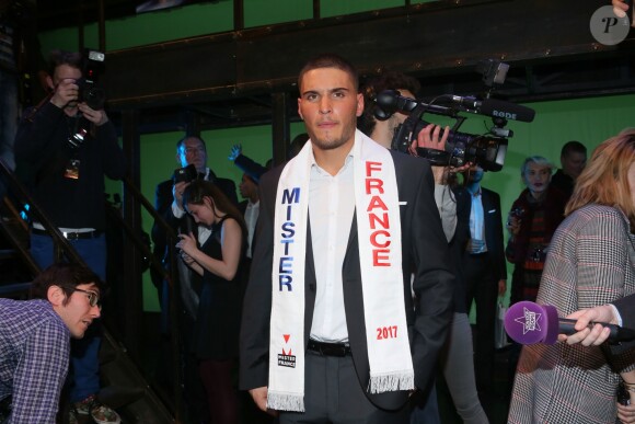 Eloy Pechier (Mister France 2017) - Election de Mister France 2017 au théâtre Palace à Paris, France, le 14 mars 2017. © CVS/Bestimage