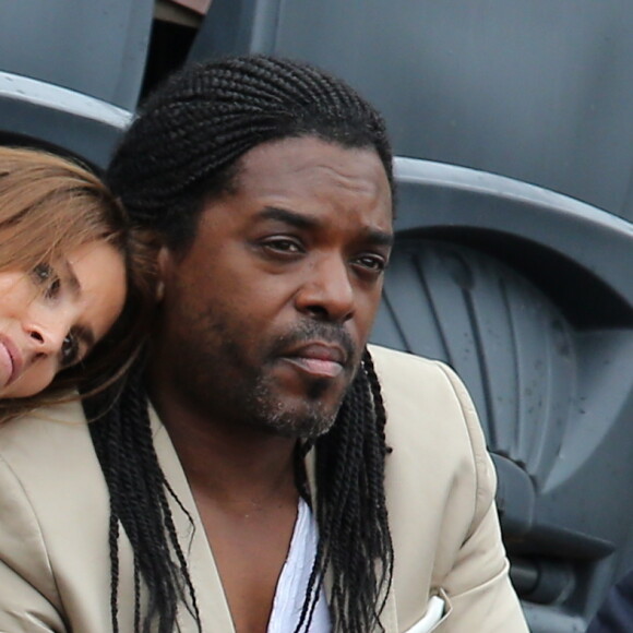 Anthony Kavanagh et sa femme Alexandra - People dans les tribunes des Internationaux de France de tennis de Roland Garros à Paris. Le 31 mai 2015.