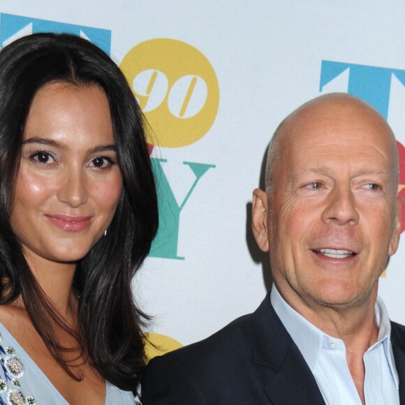 Bruce Willis et sa femme Emma Heming lors du 90ème anniversaire de Tony Bennett à New York, le 3 août 2016.