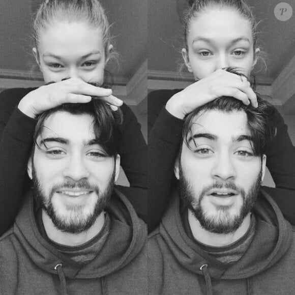 Photo de Gigi Hadid et Zayn Malik. Janvier 2017.