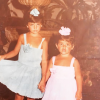 Penélope Cruz et sa petite soeur Monica Cruz.