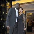  Omar Sy et sa femme Hélène - Gala du Global Gift à Paris le 28 mai 2012 