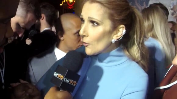 Céline Dion sur le tapis rouge de La Belle et la Bête, rembarre un journaliste.