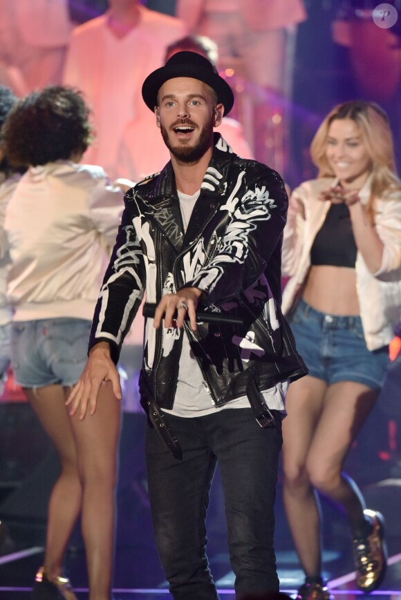 Exclusif - Matt Pokora (M. Pokora) - Enregistrement de l'émission "Les Années Bonheur" N° 76 à Saint-Denis le 7 mars 2017. © Giancarlo Gorassini/Bestimage
