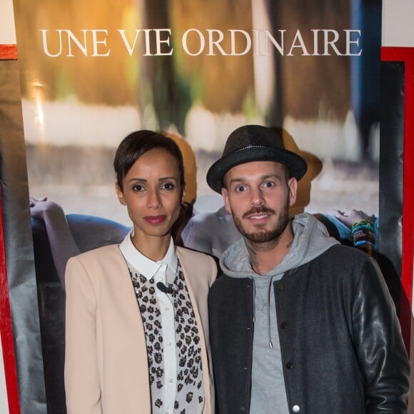 Sonia Rolland, M. Pokora (Matt Pokora) - Avant-première du court-métrage "Une vie ordinaire" réalisé par Sonia Rolland au cinéma Mac Mahon à Paris, le 17 février 2016. © Cyril Moreau/Bestimage