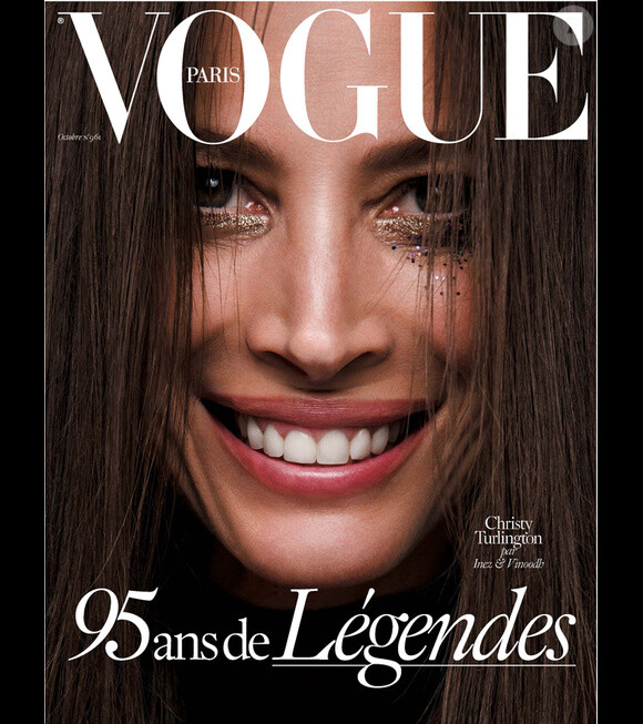Christy Turlington pour Vogue Paris, numéro du 95e anniversaire.