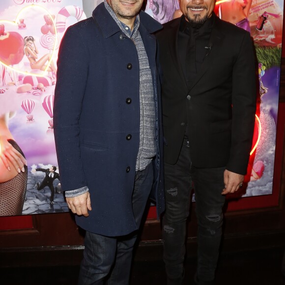 Zinedine Soualem, Muratt Atik (propriétaire et patron du Pink Paradise) - Soirée des 15 ans du célèbre club parisien "Le Pink Paradise" à Paris le 23 mars 2017.
