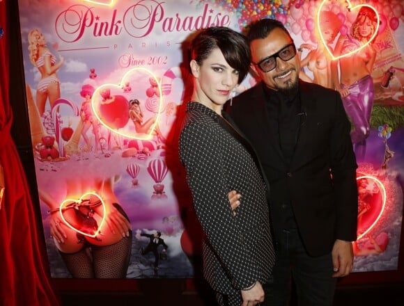 Claire Pérot, Muratt Atik (propriétaire et patron du Pink Paradise) - Soirée des 15 ans du célèbre club parisien "Le Pink Paradise" à Paris le 23 mars 2017.