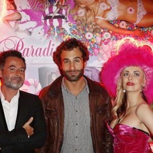 Sebastien Knafo, Bartholomew Boutellis - Soirée des 15 ans du célèbre club parisien "Le Pink Paradise" à Paris le 23 mars 2017.