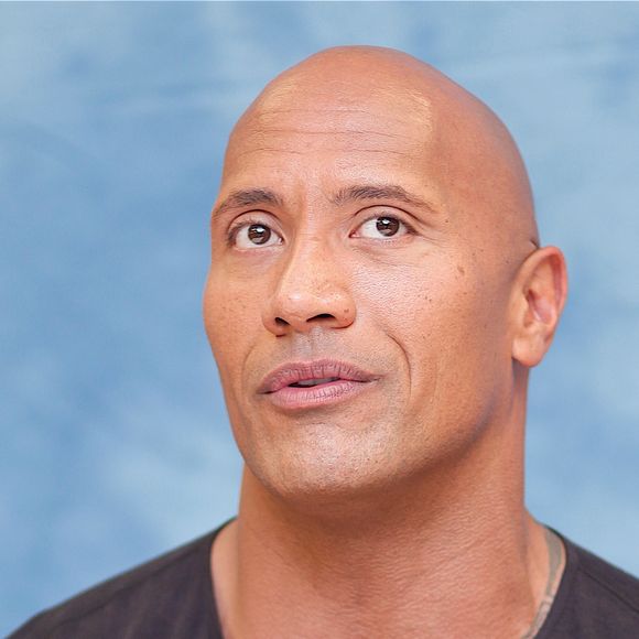 Dwayne Johnson, en conférence de presse pour le film "Moana". Le 13 novembre 2016 au Fairmont Hotel, à Santa Monica, en Californie.