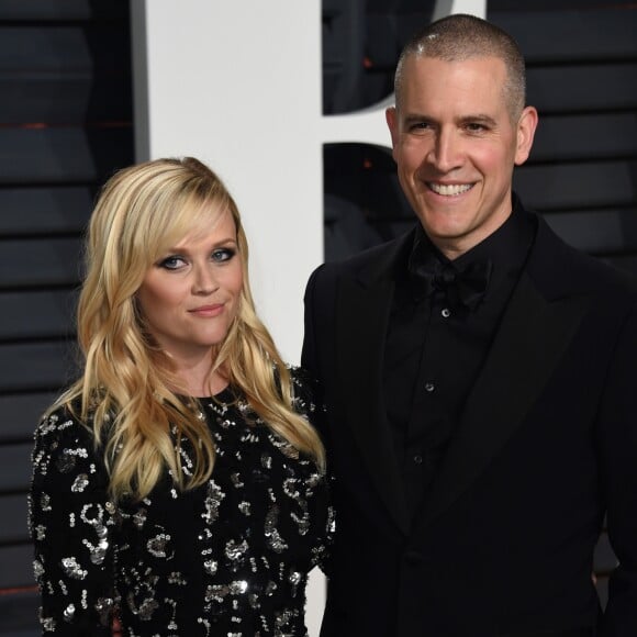 Reese Witherspoon et son mari Jim Toth - Vanity Fair Oscar viewing party 2017 au Wallis Annenberg Center for the Performing Arts à Berverly Hills, le 26 février 2017.