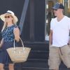 Exclusif - Reese Witherspoon sort du restaurant Salt Air puis va faire du shopping dans une bijouterie avec son mari Jim Toth à Venice, Los Angeles, le 6 septembre 2016.