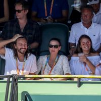 Bob Sinclar : Complice avec sa femme Ingrid pour encourager Roger Federer