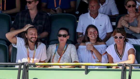 Bob Sinclar : Complice avec sa femme Ingrid pour encourager Roger Federer