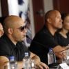 Vin Diesel et Dwayne Johnson à Marseille en avril 2011.