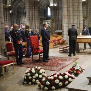 Semi-Exclusif - Obsèques de Bernard Spindler, en présence de SAS le prince Albert II de Monaco, en la cathédrale de Monaco le 28 mars 2017.