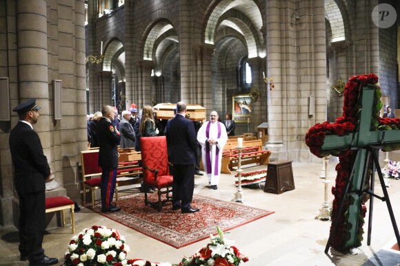 Semi-Exclusif - Obsèques de Bernard Spindler, en présence de SAS le prince Albert II de Monaco, en la cathédrale de Monaco le 28 mars 2017.