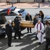 Semi-Exclusif - Obsèques de Bernard Spindler, en présence de SAS le prince Albert II de Monaco, en la cathédrale de Monaco le 28 mars 2017.