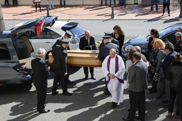 Semi-Exclusif - Obsèques de Bernard Spindler, en présence de SAS le prince Albert II de Monaco, en la cathédrale de Monaco le 28 mars 2017.