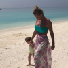 Katie Price en vacances aux Maldives - Photo publiée sur Instagram le 27 mars 2017