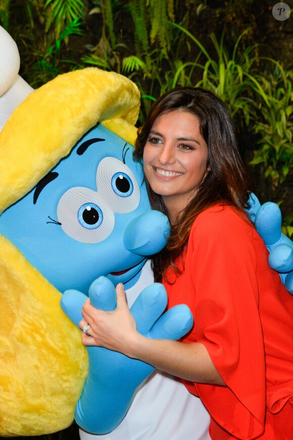 Laëtitia Milot au photocall du film "Les Schtroumpfs, le village perdu" au Pershing Hall à Paris le 27 mars 2017. © Guirec Coadic / Bestimage