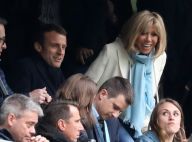 Emmanuel Macron vibre pour l'Olympique de Marseille, Brigitte à ses côtés