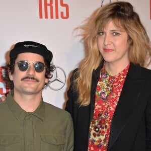 Daphné Bürki et son fiancé Gunther Love (Sylvain Quimène) - Avant-première du film "Iris" au cinéma Gaumont Champs-Elysées à Paris, le 14 novembre 2016. © Veeren/Bestimage