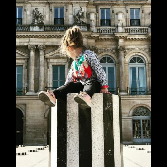 Daphné Bürki partage une rare photo de sa fille Suzanne sur Instagram le 2 avril 2017.