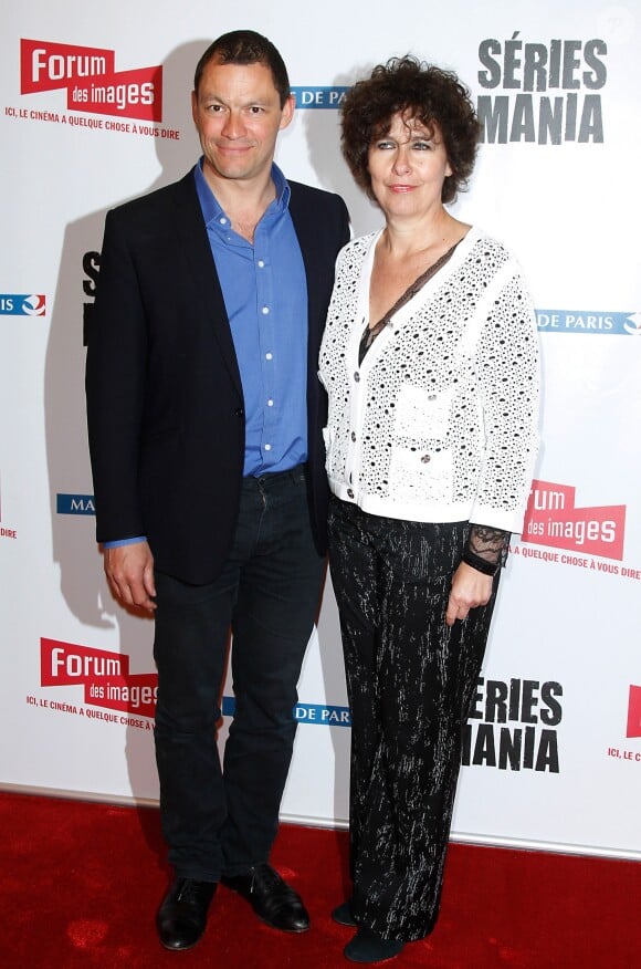 Dominic West et Laurence Herszberg lors du Festival Séries mania au Forum des iamges en 2012
