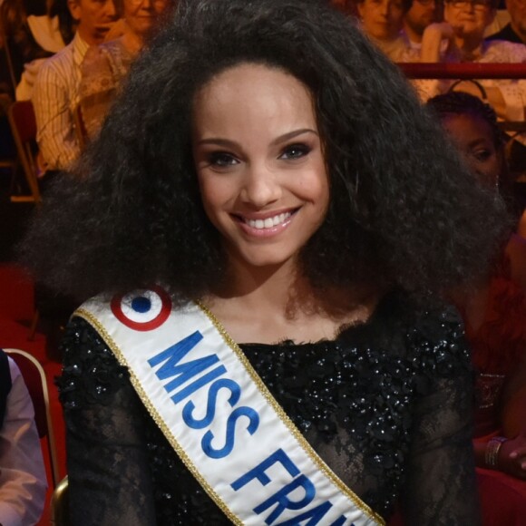 Exclusif - Miss France 2017 Alicia Aylies, Patrick Sébastien - Enregistrement de l'émission "Le plus grand cabaret du monde" à La Plaine Saint-Denis, diffusée le 8 avril 2017. Le 4 avril 2017 © Giancarlo Gorassini / Bestimage