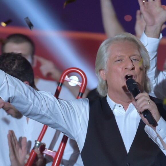 Exclusif - Patrick Sébastien - Enregistrement de l'émission "Le plus grand cabaret du monde" à La Plaine Saint-Denis, diffusée le 8 avril 2017. Le 4 avril 2017 © Giancarlo Gorassini / Bestimage