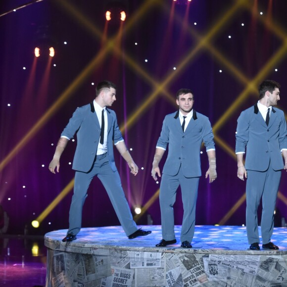 Exclusif - Acrobatic Quartet (Russie) - Enregistrement de l'émission "Le plus grand cabaret du monde" à La Plaine Saint-Denis, diffusée le 8 avril 2017. Le 4 avril 2017 © Giancarlo Gorassini / Bestimage