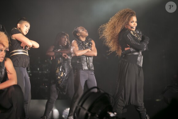 Janet Jackson en concert à la Dubaï World Cup le 26 mars 2016.