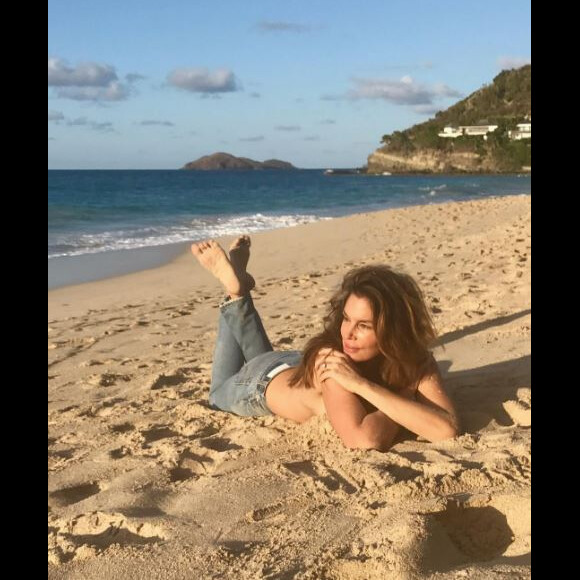 Photo de Cindy Crawford. Avril 2017.