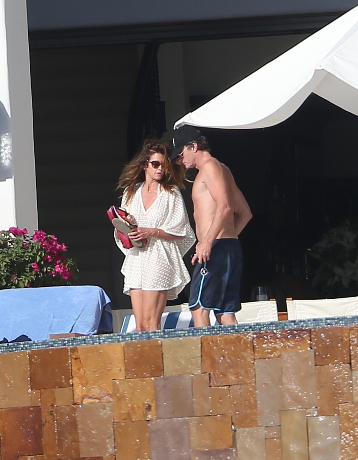 Photo Exclusif Cindy Crawford Et Son Mari Rande Gerber Los Cabos Au Mexique Le Janvier