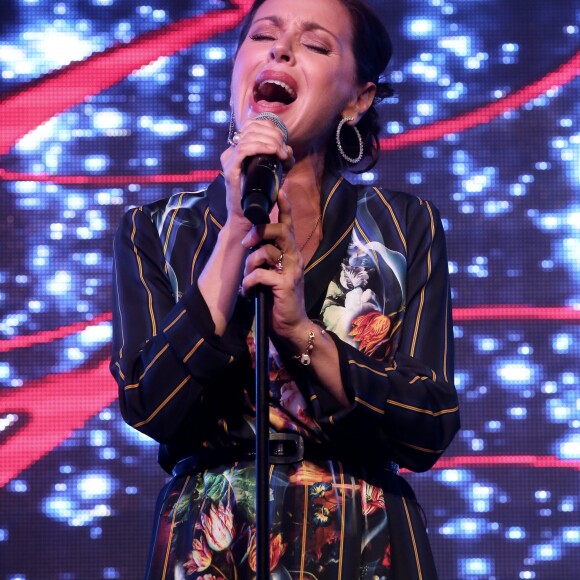 Exclusif - Tina Arena (bijoux Messika) - 7ème édition du dîner du Global Gift Gala organisé au Four Seasons Hôtel George V à Paris. Le 9 mai 2016. © Dominique Jacovides / Bestimage
