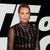 Charlize Theron (robe Christian Dior) à la première du film 'Fate Of The Furious' à New York, le 8 avril 2017