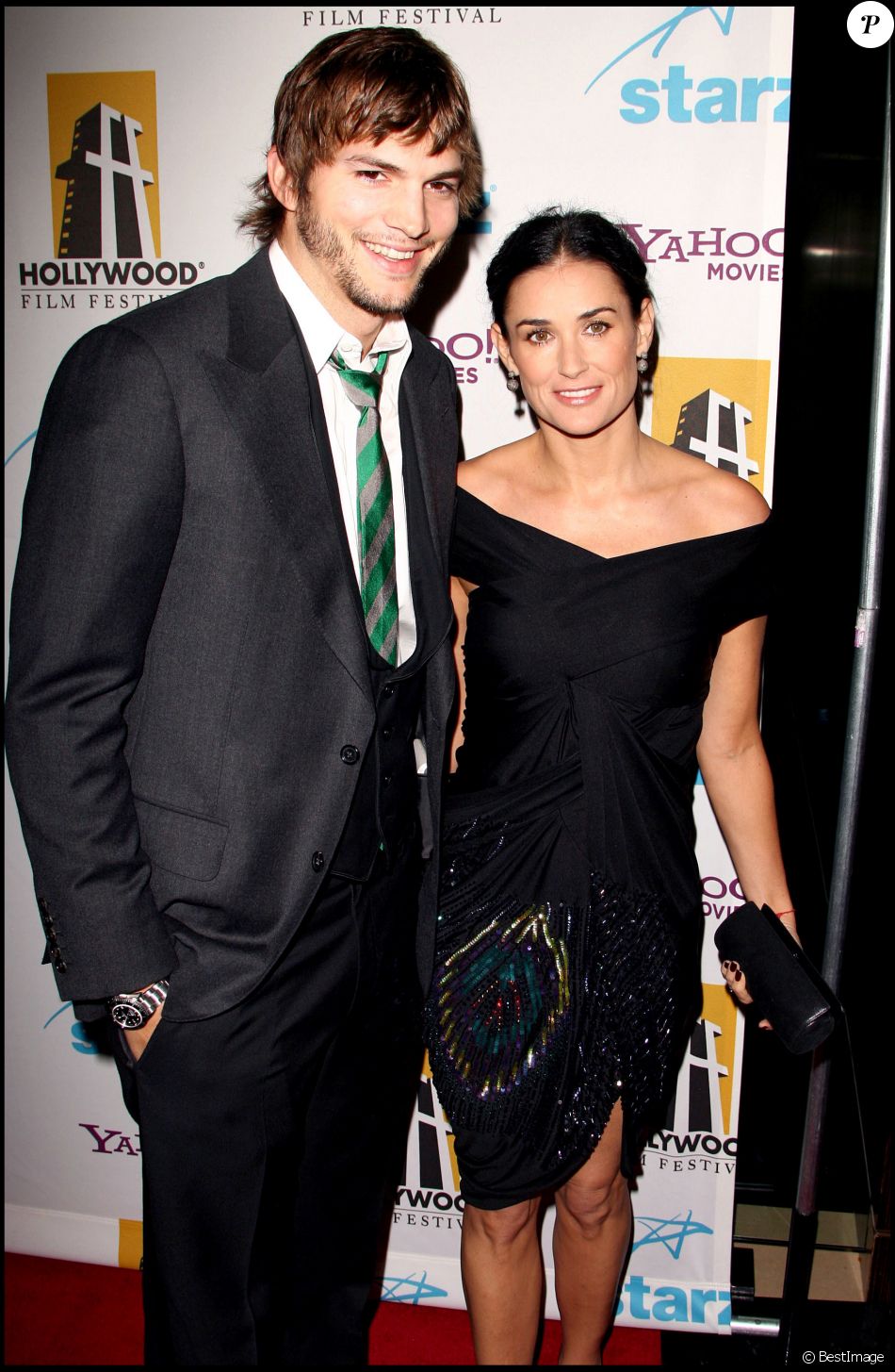 Ashton Kutcher et Demi Moore à la 10e édition des Hollywood Awards à Los Angeles le 23 octobre