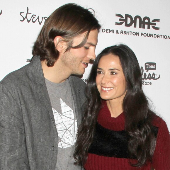 Ashton Kutcher et Demi Moore à New York le 14 avril 2011