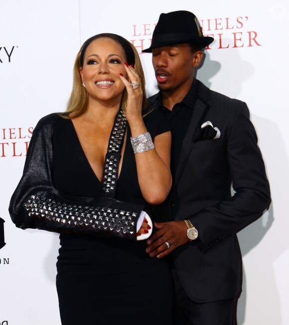 Mariah Carey et Nick Cannon - Premiere du film "The Butler" (Le Majordome) a New York, le 5 aout 2013.