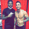 Vivian (Secret Story 7), son nouveau gros tatouage sur la gorge ! Le 11 avril 2017.