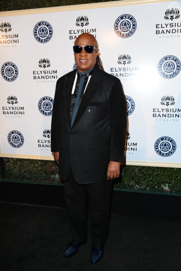 Stevie Wonder Stevie Wonder lors du 10ème Gala Annuel "The Art Of Elysium" au studios Red à Los Angeles, Californie, Etats-Unis, le 7 janvier 2017.
