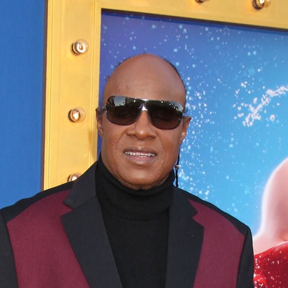 Stevie Wonder - Célébrités lors de la première du film "Sing" à Los Angeles le 3 décembre 2016
