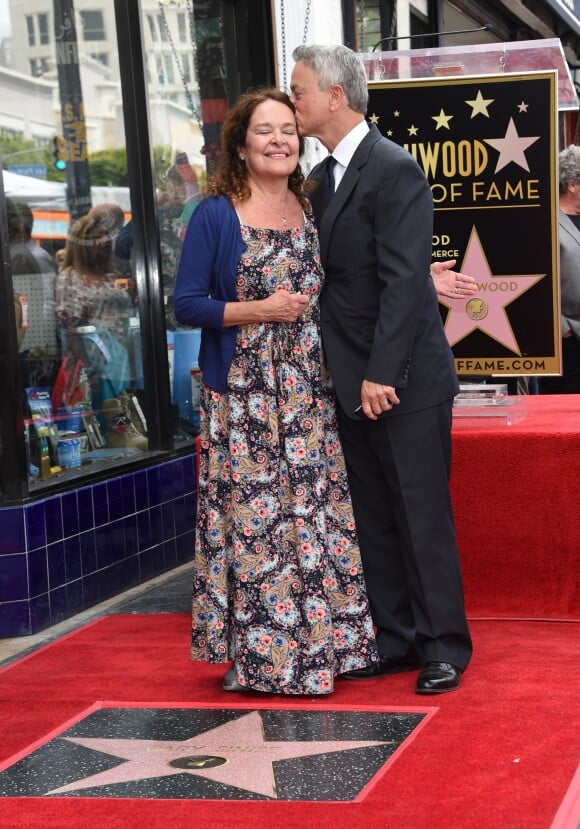 Gary Sinise avec sa femme Moira Harris - Gary Sinise reçoit son étoile sur le Walk of Fame à Hollywood, le 17 avril 2017 © Chris Delmas/Bestimage