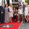 Gary Sinise avec sa femme Moira Harris, ses parents Robert L. Sinise et Mylles S. Alsip et ses enfants McCanna Anthony Sinise, Sophie Sinise et Ella Sinise - Gary Sinise reçoit son étoile sur le Walk of Fame à Hollywood, le 17 avril 2017 © Chris Delmas/Bestimage